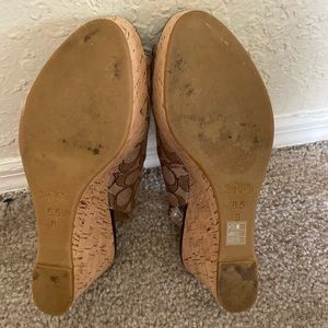 Coach wedges